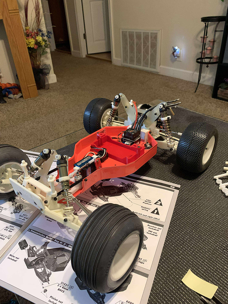 Vintage RC10 Battery holder (sideways)